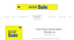 Desktop Screenshot of clive-owen.org