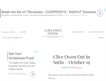 Tablet Screenshot of clive-owen.org